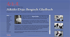 Desktop Screenshot of aikido-bergischgladbach.de