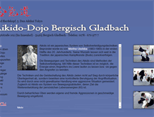Tablet Screenshot of aikido-bergischgladbach.de